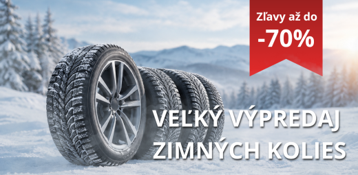 Veľký výpredaj zimných kolies – zľavy až 70 %