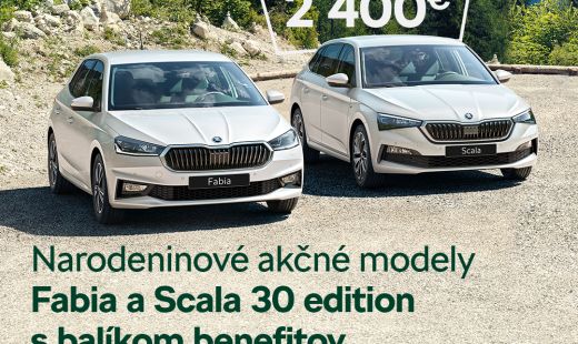 Akčné modely Škoda 30 edition