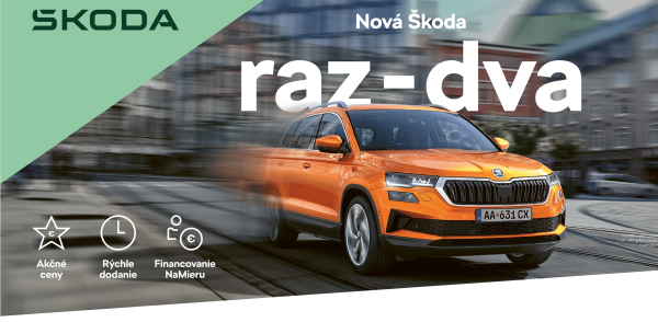 Nové auto Škoda môžete mať raz‑dva